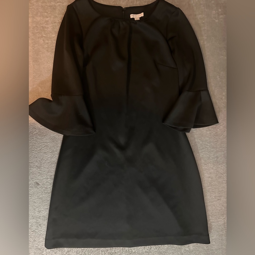 New York & Company Black Long Sleeve Dress